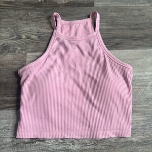 Klassy network brami baby pink crop top